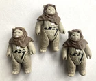 LOT OF 3 Vintage 1983 Star Wars Chief Chirpa Kenner Action Figure ROTJ  ewok