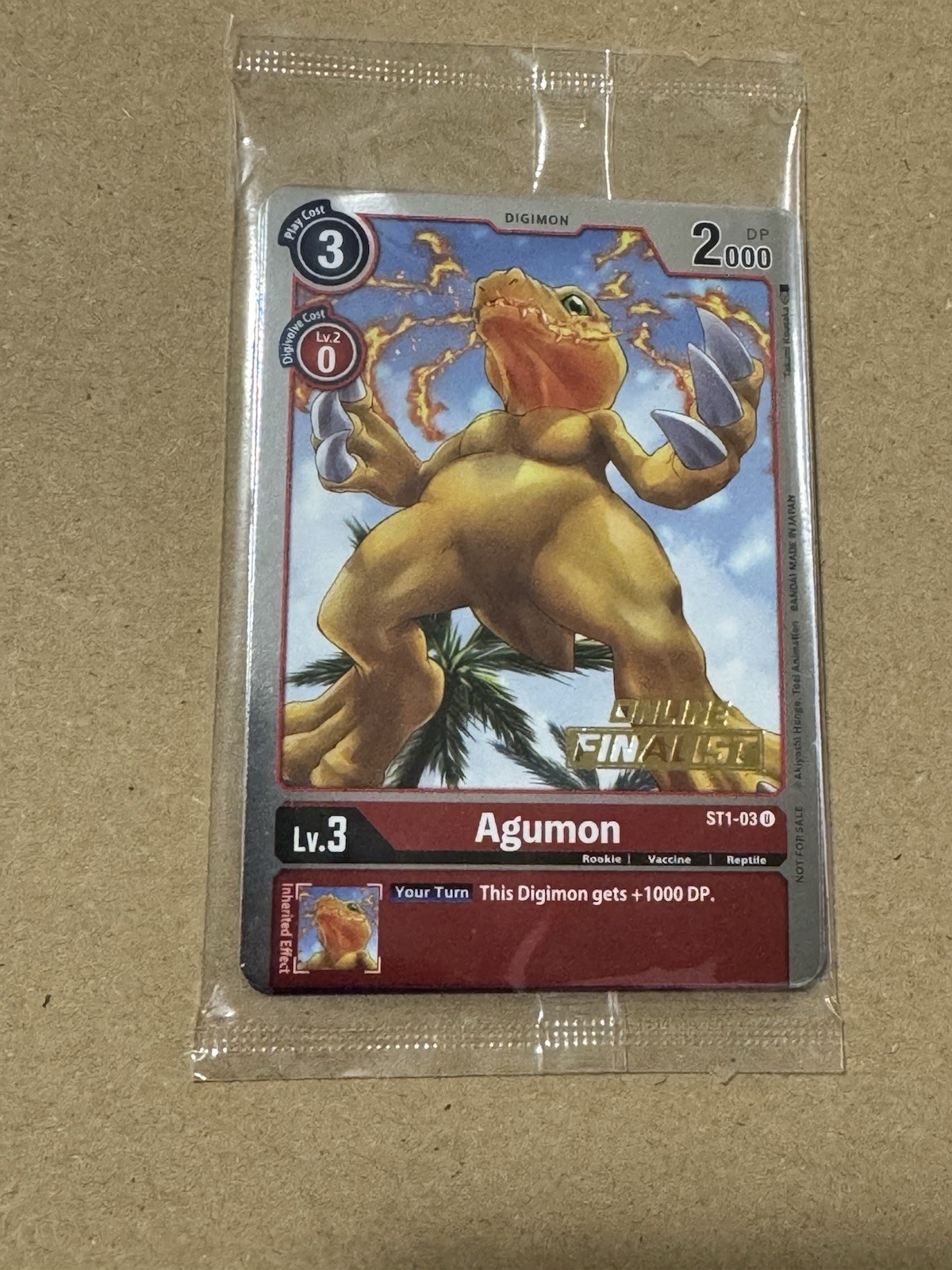 Digimon TCG Torneo Online Finalista Juego Completo-7 2021