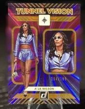 2025 Panini Donruss WNBA - Tunnel Vision A'ja Wilson - Orange Laser #13 /399
