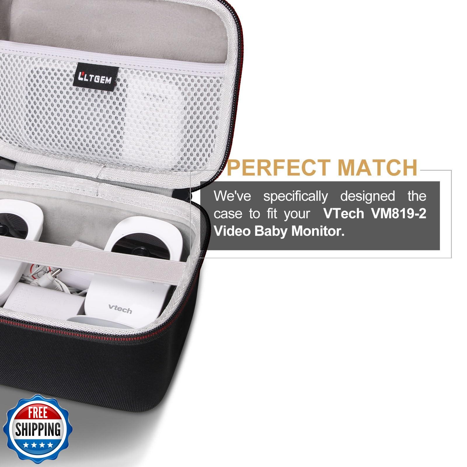 L LTGEM Baby Monitor Travel Case for Kidsneed/Babysense/VTech/Infant Optics D