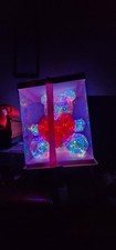 Luminous Glow 12'' Galaxy LED Teddy Bear with Pink Heart Night Light Gift Box