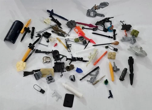 X-486 VINTAGE 1980'S HASBRO GI JOE FIGURE & VEHICLE WEAPONS AND ACCESSORIES