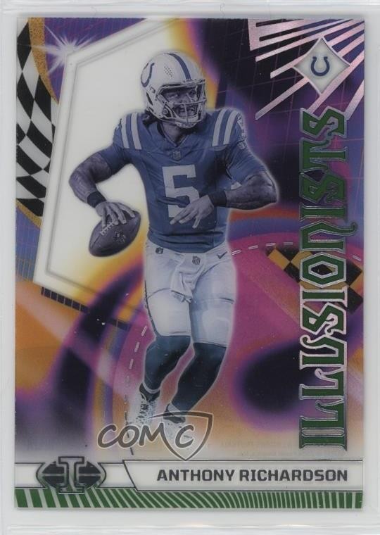2023 Panini Illusions Illusionists Emerald Anthony Richardson #10 Rookie RC 5xh