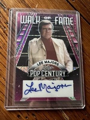 23 Leaf Pop Century Metal Lee Majors Fall Guy SP TV Icon Signed 4/4 Walk Of Fame