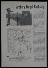 Archery Target & Portable Backstop How-To PLANS 8' wide