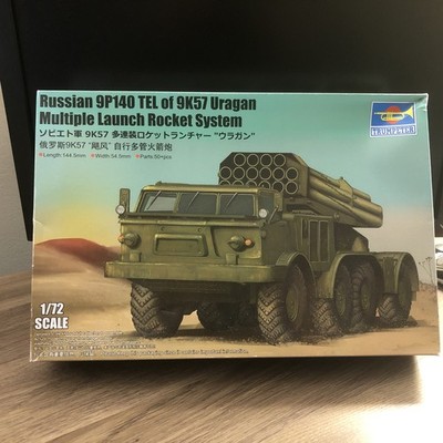 1/72 Trumpeter 07180 Russian 9P140 TEL of 9K57 Uragan MLRS
