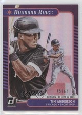 2021 Panini Donruss Diamond Kings Season Stat Line 45/67 Tim Anderson #7 z6b