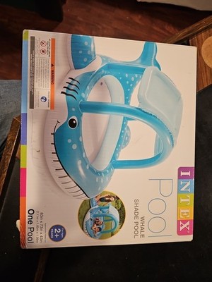 INTEX WHALE SHADE POOL 57125 Inflatable Pool Toy For Kids NIB 57125ep