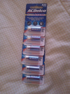 #ad AC Delco Super Alkaline Batteries A23 12 Volt Lot Of 6 $15.00