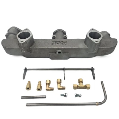 Fenton Intake Manifold For Dual Carb Chevy 235 261 - Image 1 of 4
