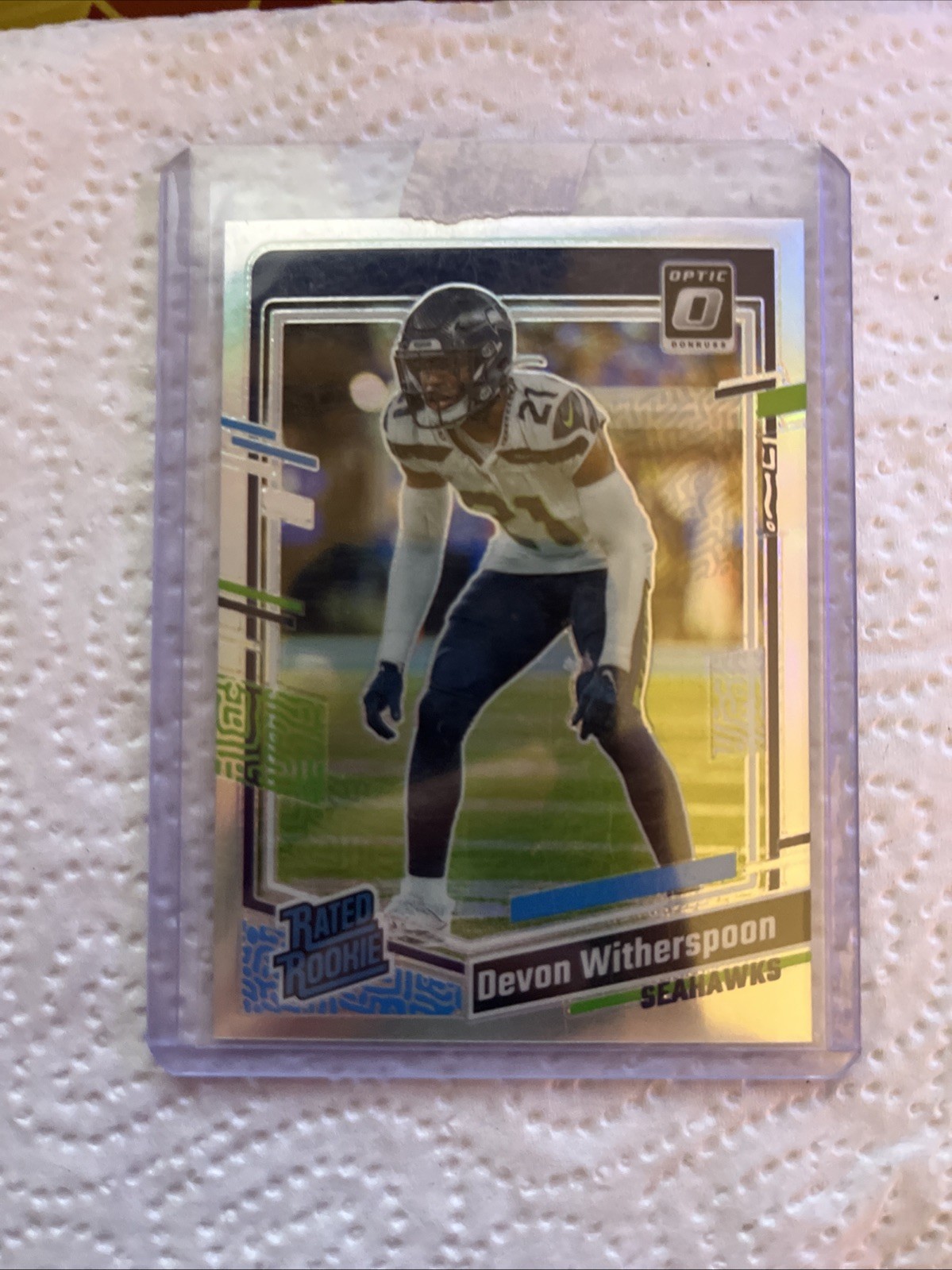 2023 Panini Donruss Optic - Rated Rookie Devon Witherspoon #292 Holo Prizm (RC)
