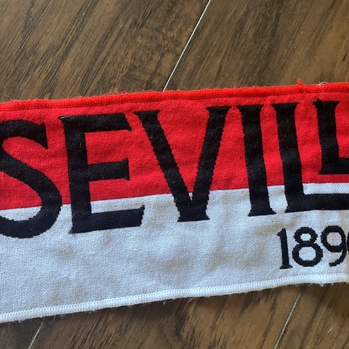 Sevilla FC Fan Scarf Football Spain Soccer 1890 52x8 Inches - Picture 4 of 17