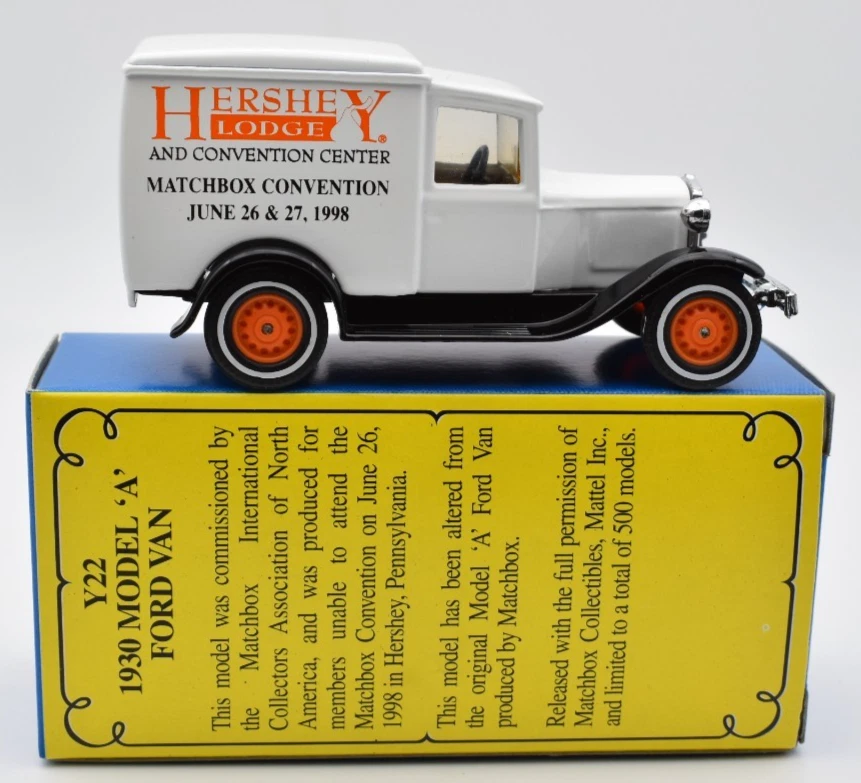 Matchbox MoY Yesteryear Y22 Ford Model A Van MICA Convention 1998 Hershey Code 2 - Bild 3 von 3