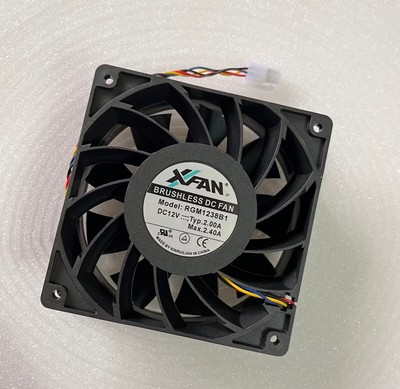XFAN RGM1238B1 12CM 12038 12V 2A Double 4-Wire Pressurized Fan #A6-40