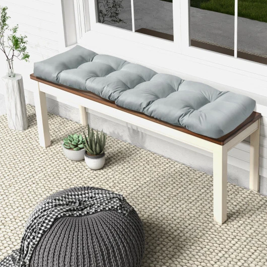 Durable Indoor Outdoor Tufted Bench Cushion with Soft PP Cotton