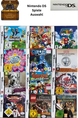 NINTENDO DS SPIELE AUSWAHL SAMMLUNG COLLECTION OVP GETESTET & GEPRÜFT