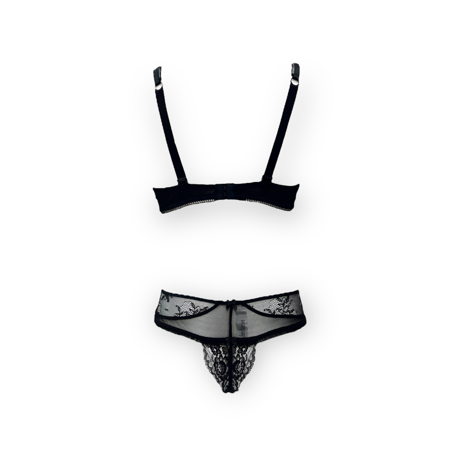 String Lise Charmel Noir - Taille 2 - Neuf Sans étiquette - Réf ECA0505