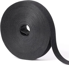 1 in X 60 Ft Hook and Loop Roll | Double-Sided Strips, Self-Gripping Straps