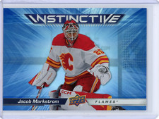2023-24 Upper Deck Jacob Markstrom Instinctive Insert - Calgary Flames