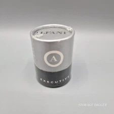 Vintage Alfani Executive Spinning Top Wood Box with Spin Top Lid Collectible