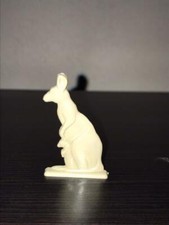 Cracker Jack Kangaroo Hollow Back Stand UP - 1950s Stand Up. Tan Plastic