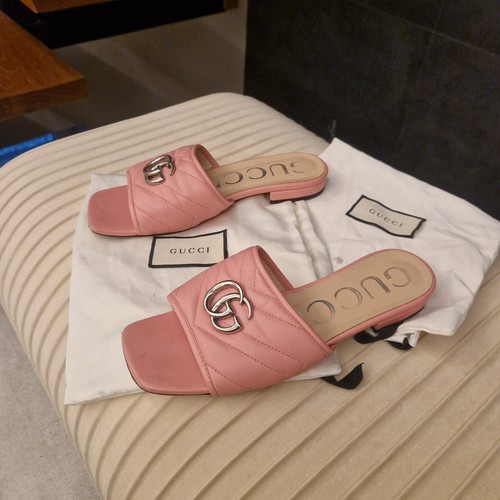 Gucci Damenschuhe Sandalen 37 Rosa, Pink, Leder Top!!! - Bild 3 von 13