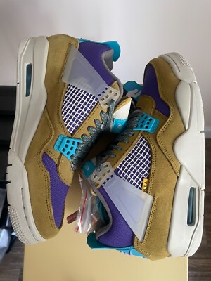 Air Jordan 4 Union Desert Moss 7.5 Women / Men 6 DJ5718-300 NEW