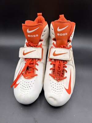 Nike Zoom Code Elite 3/4 TD Football Cleats 603368-181 Orange/White SIZE: 17
