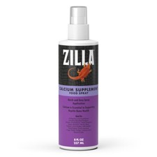 Zilla Calcium Supplement Reptile Food Spray - 8 fl oz