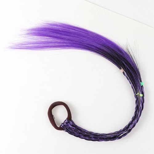 Colorful Hair Rope - 32cm Elastic Rubber Band Gradient Color Hair Accessories - Picture 18 of 20
