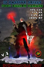 Diablo 3 - Ethereal + SoulShard Infused - The Shadow's Mantle V.3 - Shadow