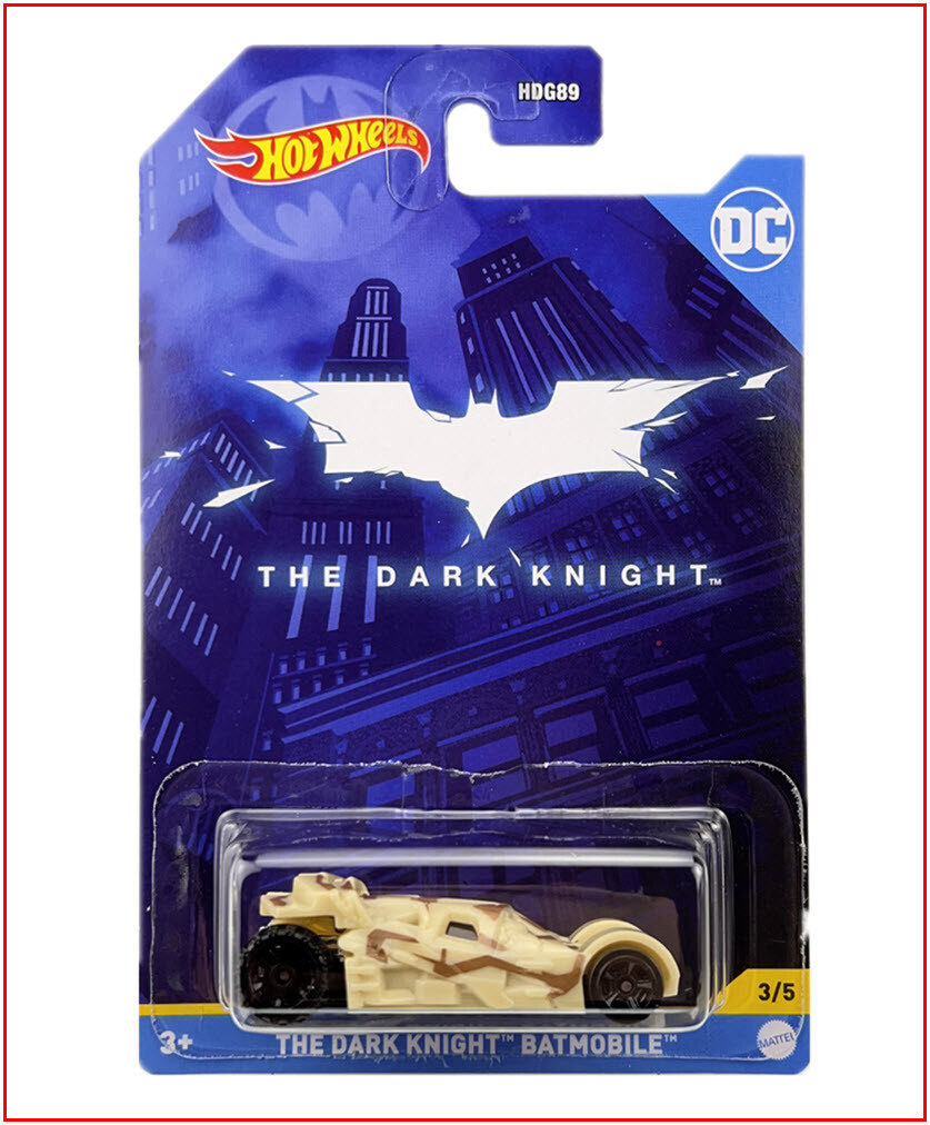 2021 Hot Wheels DC Comics Batman The DARK KNIGHT BATMOBILE #3 1:64