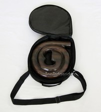 Spiral DIDGERIDOO  BAG Travel snail shell swirl Compact Handmade Sono Hardwood