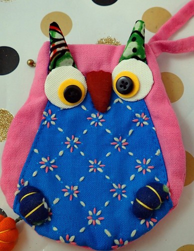 Cute Owl Handicraft Cloth Zero Purse zipper wallet small bags Woman Girl Gift - Picture 21 of 28