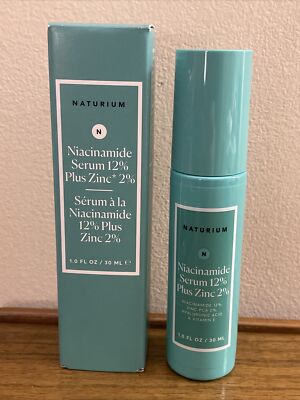 Naturium Niacinamide Serum 12% Plus Zinc 2% - 1 fl oz/30ml Uneven Skin Tones NIB
