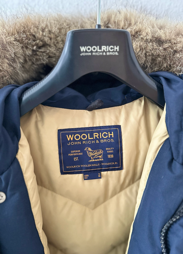 Original Woolrich Arctic Parka Jacke in Dunkelblau – Größe M - aus der Reinigung - Bild 4 von 10