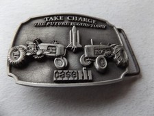 CASE-IH "TAKE CHARGE-THE FUTURE BEGINS TODAY", BELT BUCKLE, No. 1029 SPEC CAST