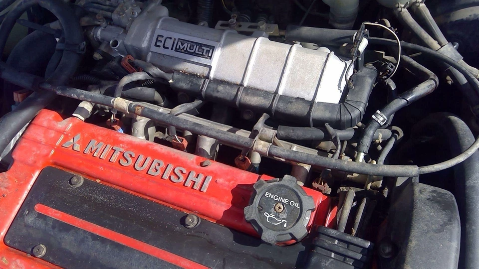 Полный комплект топливной рейки с форсунками 1991 1992 Galant Vr-4 оригинальный Dohc 2,0 л турбонаддув - Изображение 4 из 4