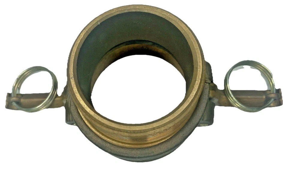 Brass PT 3” Female Camlock w/ Seal Hose Coupling 3" NPT 30B USA Trash Pump - Image 3 of 4