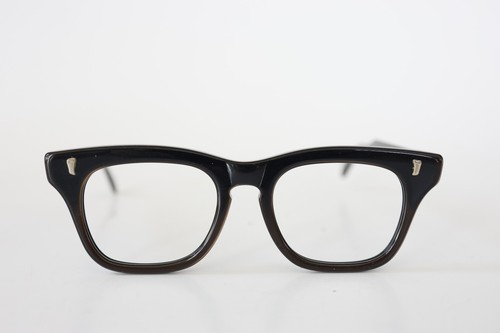 Marine optical eyeglass 1960s Vintage NOS new old stock metallic brown 47-17 - 第 1/13 張圖片