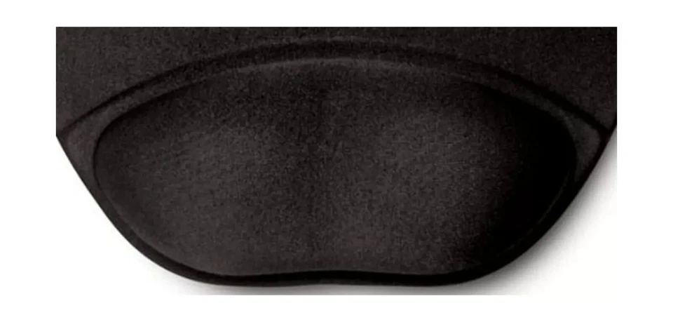 记忆泡沫鼠标垫/腕托黑色抗菌特性防滑垫 — 第 2/4 张图片