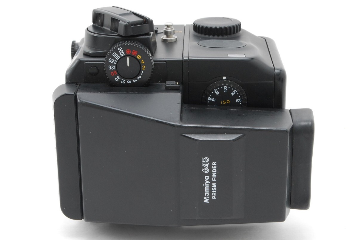 〜美品〜　MAMIYA M645➕80mm 1:2.8N➕45mm 1:2.8 N MINT] Mamiya M645 645 Super Prism Finder N 80mm f/2.8 120