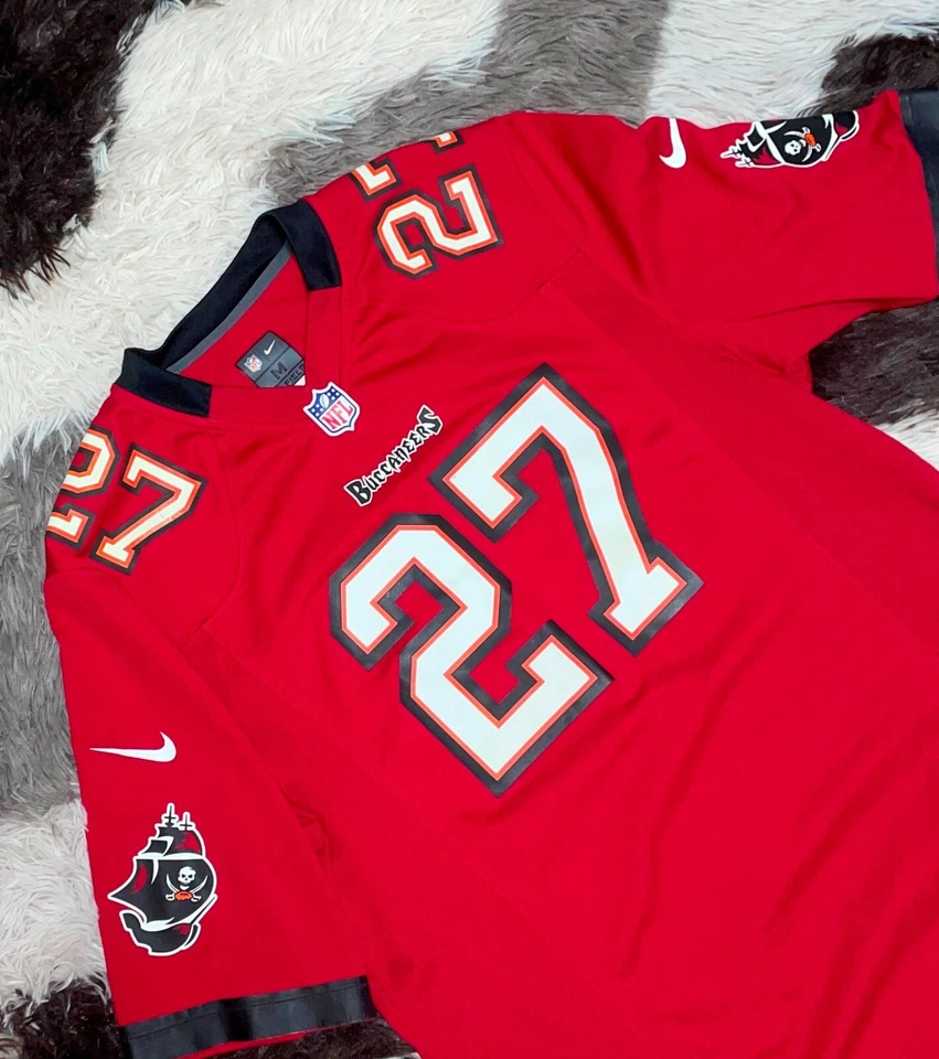 CAMISETA DE FÚTBOL AMERICANO TAMPA BAY BUCCANEERS #27 BLOUNT NFL NIKE TALLA M ROJA Foto 2 de 4