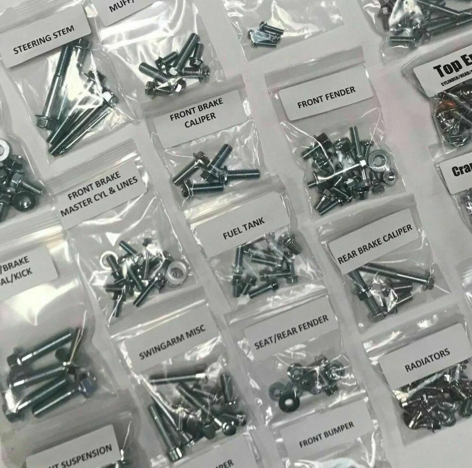 Kit de pernos de restauración Specbolt para sujetadores Honda CR125 ORIGINAL ZINC CR 125 Foto 3 de 4