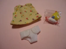 Miniworld Baby Born Yellow Top w/diaper HTF