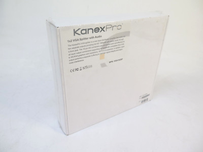 Kanex Pro VGA1X2SP - 1x2 VGA Splitter with Audio Full HD 1080p (1920x1080@60Hz)