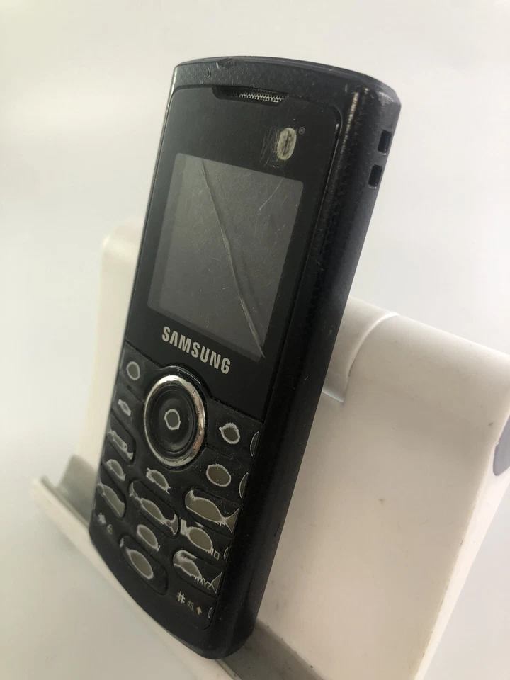 Samsung GT-E2121B Vintage Retro Mobile Phone Black Unlocked Not Working, photo 3 of 5