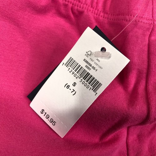 New! Gap Kids Winter Leggings Girls S 6 7 Pink Pull On Knit - Picture 7 of 12