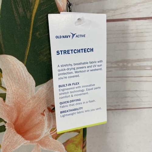 Old Navy Girls Active Stretch Tech Floral Botanica Pull On Shorts M/8 Pull On - Picture 8 of 8