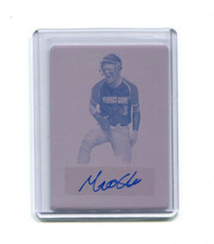 2022 Leaf Perfect Game Magenta Printing Plate Autographs Max Clark Auto 1/1